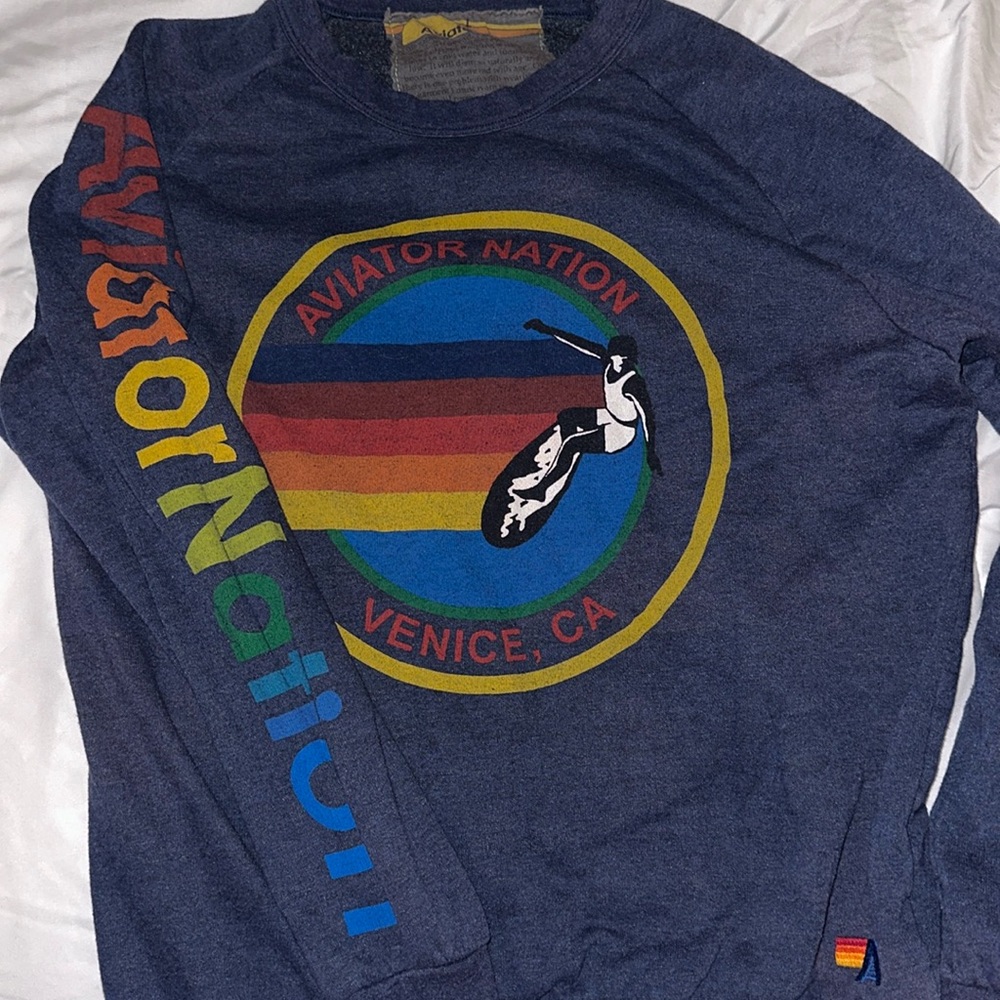Aviator nation crew neck